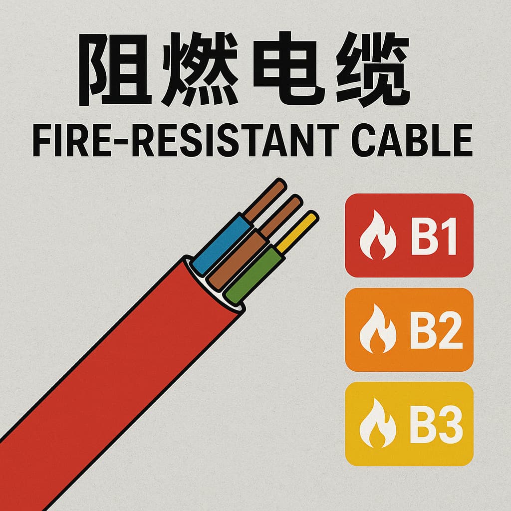 什么是阻燃电缆？B1、B2、B3级的区别你相识吗？